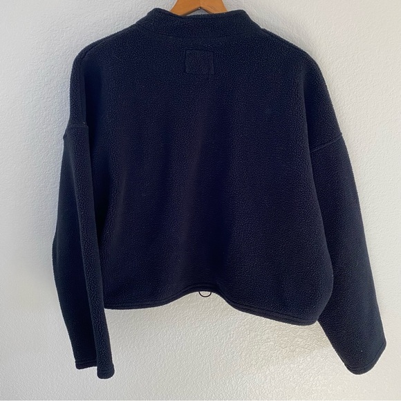 American Eagle Cropped Fleece Jacket - Picture 4 of 4
